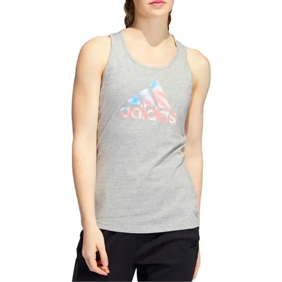 Adidas Americana Graphic Tank, Size: XL, Large, Med Grey NWT - Picture 4 of 4